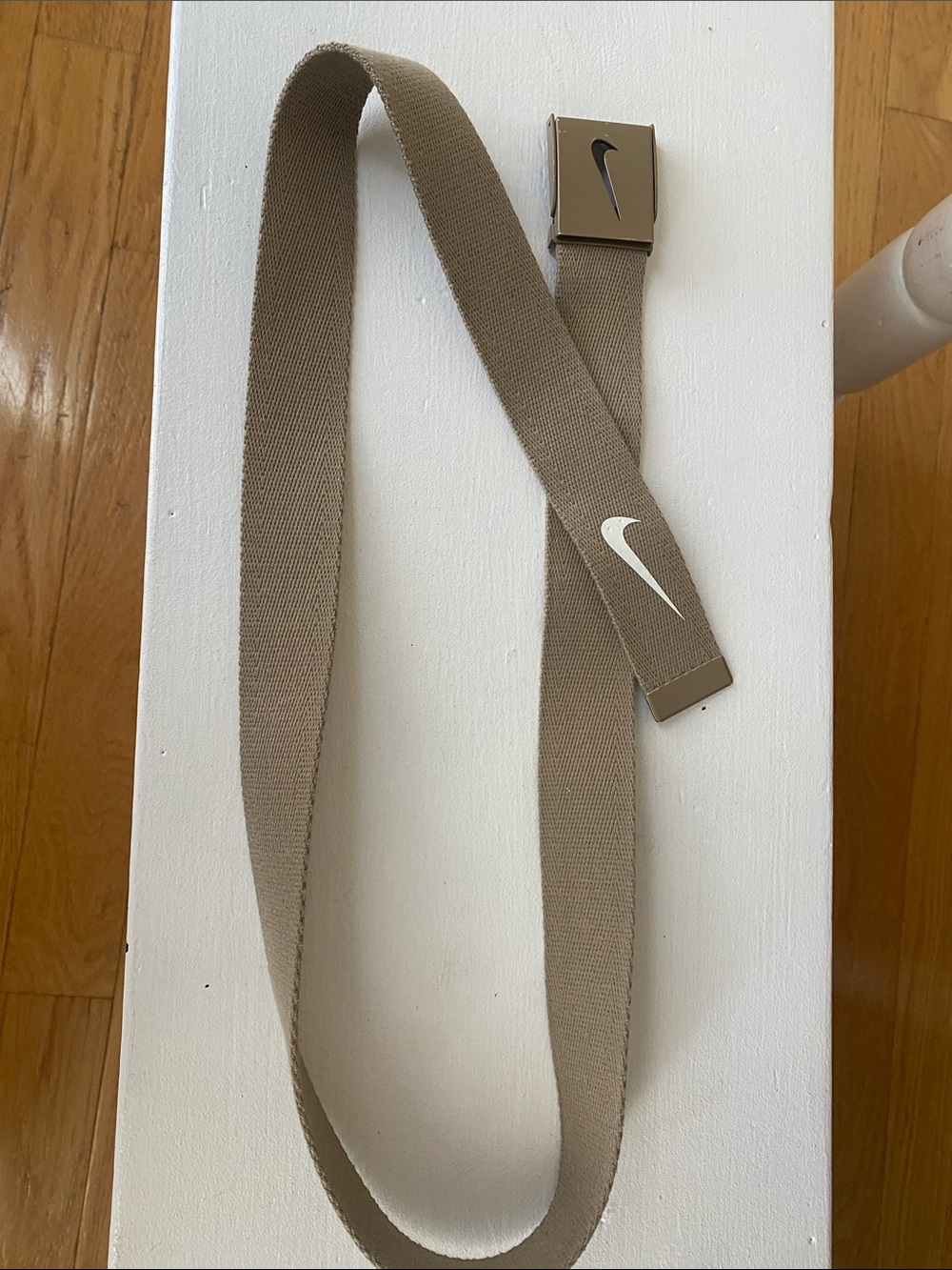 Nike Golf Men's Canvas Web Belt in Beige